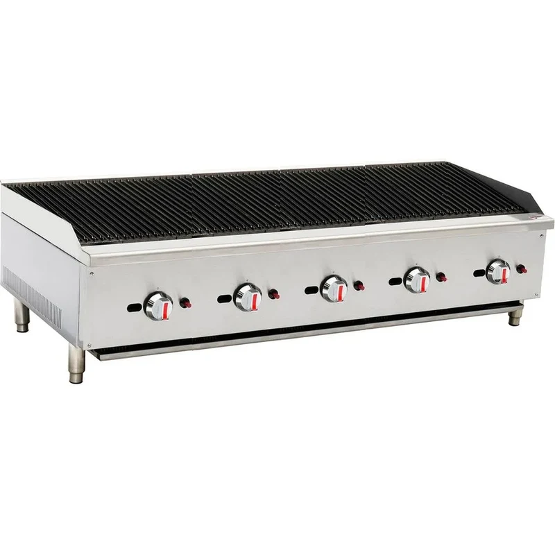 Gas Countertop Charbroiler - 5 Control