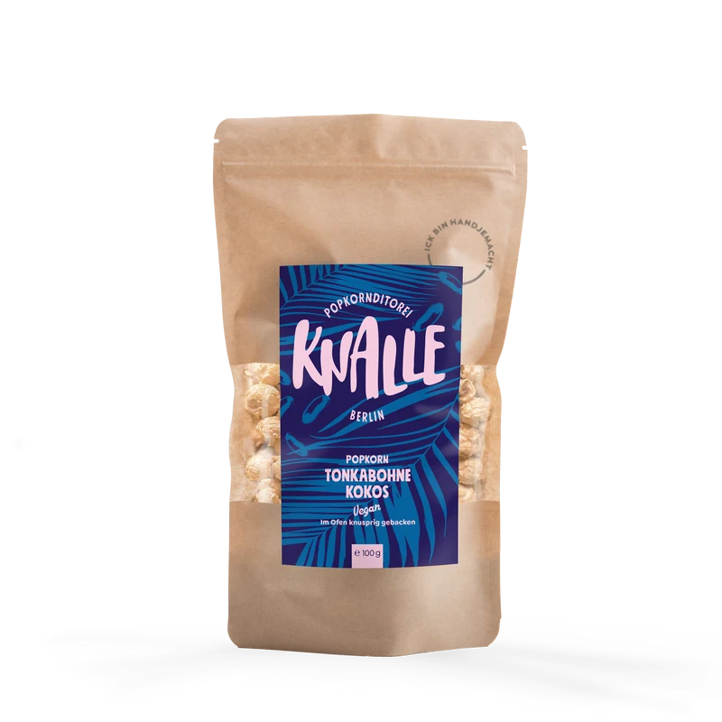 Tonkabohne Kokos Popcorn – vegan